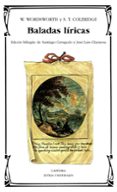 BALADAS LIRICAS de WORDSWORTH, WILLIAM  COLERIDGE, SAMUEL TAYLOR 
