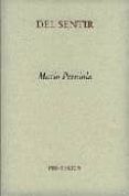 DEL SENTIR de PERNIOLA, MARIO 