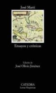 ENSAYOS Y CRONICAS de MARTI, JOSE 