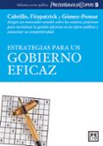 ESTRATEGIAS PARA UN GOBIERNO EFICAZ de CABRILLO, FRANCISCO 