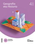 Portada de Geografia E Historia 4Dbh Construyendo Mundos Pais Vasco Ed23