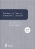 LECCIONES DE DERECHO FINANCIERO Y TRIBUTARIO de ALONSO GONZALEZ, LUIS MANUEL 
