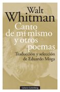 CANTO DE M MISMO Y OTROS POEMAS de WHITMAN, WALT 