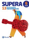 Portada de Supera las 13 dificultades de Matemáticas 6