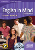 ENGLISH IN MIND SPANISH SPEAKERS LEVEL 3 STUDENT S BOOK WITH DVD ROM di VV.AA. 