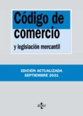 CODIGO DE COMERCIO Y LEGISLACION MERCANTIL di VV.AA. 