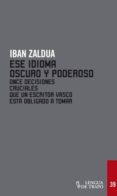 ESE IDIOMA RARO Y PODEROSO de ZALDUA, IBAN 