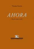 AHORA POESIA 1992-2008 de GARCIA, VICENTE 