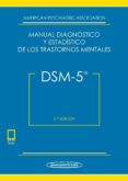 DSM-5 MANUAL DIAGNSTICO Y ESTADSTICO DE LOS TRASTORNOS MENTALES di VV.AA. 
