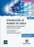 INTRODUCCION AL ANALISIS DE DATOS: APLICACIONES EN PSICOLOGIA Y CIENCIAS DE LA SALUD di SUAREZ FALCON, JUAN CARLOS  RECIO SABOYA, PATRICIA 