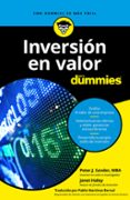 INVERSION EN VALOR PARA DUMMIES de SANDER, PETER J. HALEY, JANET 