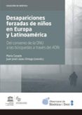 DESAPARICIONES FORZADAS DE NIOS EN EUROPA Y LATINOAMRICA di VV.AA. 