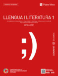 Portada de Llengua I Literatura Catalanes 1º Bachillerato Comunitat en Xarxa Vale