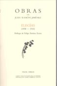 OBRAS COMPLETAS DE JUAN RAMON JIMENEZ: ELEGIAS de JIMENEZ, JUAN RAMON 
