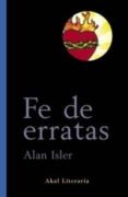 FE DE ERRATAS de ISLER, ALAN 