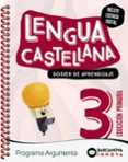 Portada de Lengua Castellana 3º Educacion Primaria Dosier Innova 2 Catalunya / IL