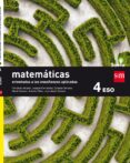 Portada de Matemáticas a (Orientadas a las Enseñanzas Aplicadas) 4º ESO Savia 16