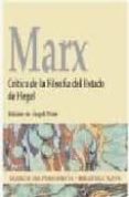 MARX: CRITICA DE LA FILOSOFIA DEL ESTADO DE HEGEL di PRIOR, ANGEL 