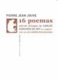 16 POEMAS di JOUVE, PIERRE JEAN 