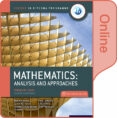 Portada de NEW: IB Mathematics Enhanced Online Course Book: analysis and approaches SL