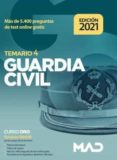 GUARDIA CIVIL. TEMARIO VOLUMEN 4 di VV.AA. 
