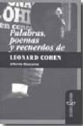 PALABRAS, POEMAS Y RECUERDOS DE LEONARD COHEN de MANZANO, ALBERTO 