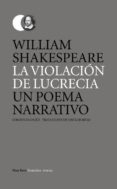 LA VIOLACION DE LUCRECIA: UN POEMA NARRATIVO de SHAKESPEARE, WILLIAM 