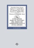 CONCEPTOS PARA EL ESTUDIO DEL DERECHO ADMINISTRATIVO II EN EL GRADO di VV.AA. 