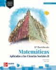Portada de Matemáticas Aplicadas a las Ciencias Sociales 2º Bachillerato. Edición