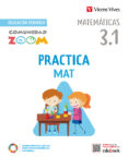 Portada de Practicamat 3º Educacion Primaria Trim. Actividades Comunidad Zoom (Me