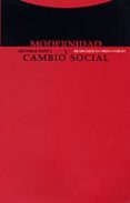 MODERNIDAD Y CAMBIO SOCIAL de ENTRENA DURAN, FRANCISCO 