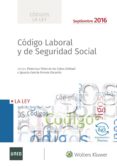 CDIGO LABORAL Y DE SEGURIDAD SOCIAL 2016 + ACTUALIZACIN DIGITAL (SMARTECA) di PEREZ DE LOS COBOS, FRANCISCO  GARCIA-PERROTE ESCARTIN, IGNACIO 