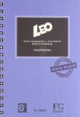 LEO: GUION CINEMATOGRAFICO Y STORY BOARD di BORAU, JOSE LUIS 
