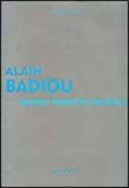 PEQUEO MANUAL DE INESTETICA de BADIOU, ALAIN 