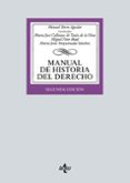 PACK MANUAL DE HISTORIA DEL DERECHO de TORRES AGUILAR, MANUEL 
