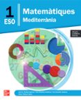 Portada de Matemàtiques 1r ESO. Mediterrània