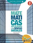 Portada de Matemáticas Aplicadas a las Ciencias Sociales 2º Bachillerato Nueva Et
