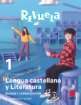 Portada de Lengua Castellana 1º ESO Comunicación Proyecto Revuela Madrid Ed 2022