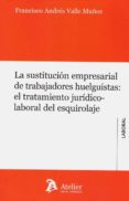 LA SUSTITUCION EMPRESARIAL DE TRABAJADORES HUELGUISTAS: EL TRATAMIENTO JURIDO-LABORAL DEL ESQUIROLAJE di VALLE MUOZ, FRANCISCO ANDRES 