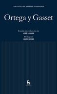 ORTEGA Y GASSET de ORTEGA Y GASSET, JOSE   ORTEGA Y GASSET, JOSE 