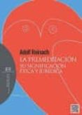 LA PREMEDITACION de REINACH, ADOLF 