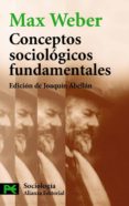 CONCEPTOS SOCIOLOGICOS FUNDAMENTALES de WEBER, MAX 
