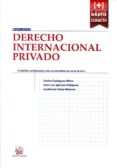 DERECHO INTERNACIONAL PRIVADO 9 EDICIN de ESPLUGUES MOTA, CARLOS 