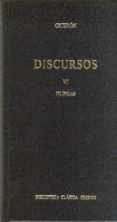 DISCURSOS VI: FILIPICAS di CICERON, MARCO TULIO 