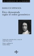 ETICA DEMOSTRADA SEGUN EL ORDEN GEOMETRICO de SPINOZA, BARUCH 