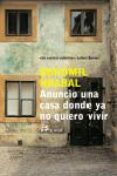 ANUNCIO UNA CASA DONDE YA NO QUIERO VIVIR de HRABAL, BOHUMIL 
