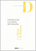 INTRODUCCION A LA TEORIA DEL DERECHO di MORESO, J.J.  VILAJOSANA, J.M. 