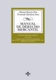 MANUAL DE DERECHO MERCANTIL (12 ED.) (VOL. I): INTRODUCCION Y ESTATUTO DEL EMPRESARIO. DERECHO DE LA COMPETENCIA Y DE LA       PROPIEDAD INDUSTRIAL. DERECHO DE SOCIEDADES de BROSETA PONT, MANUEL 
