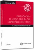 INAPLICACIN O DESCUELGUE DEL CONVENIO COLECTIVO de CASTRO ARGUELLES, M ANTONIA 