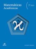 Portada de Matemáticas Académicas 3º ESO